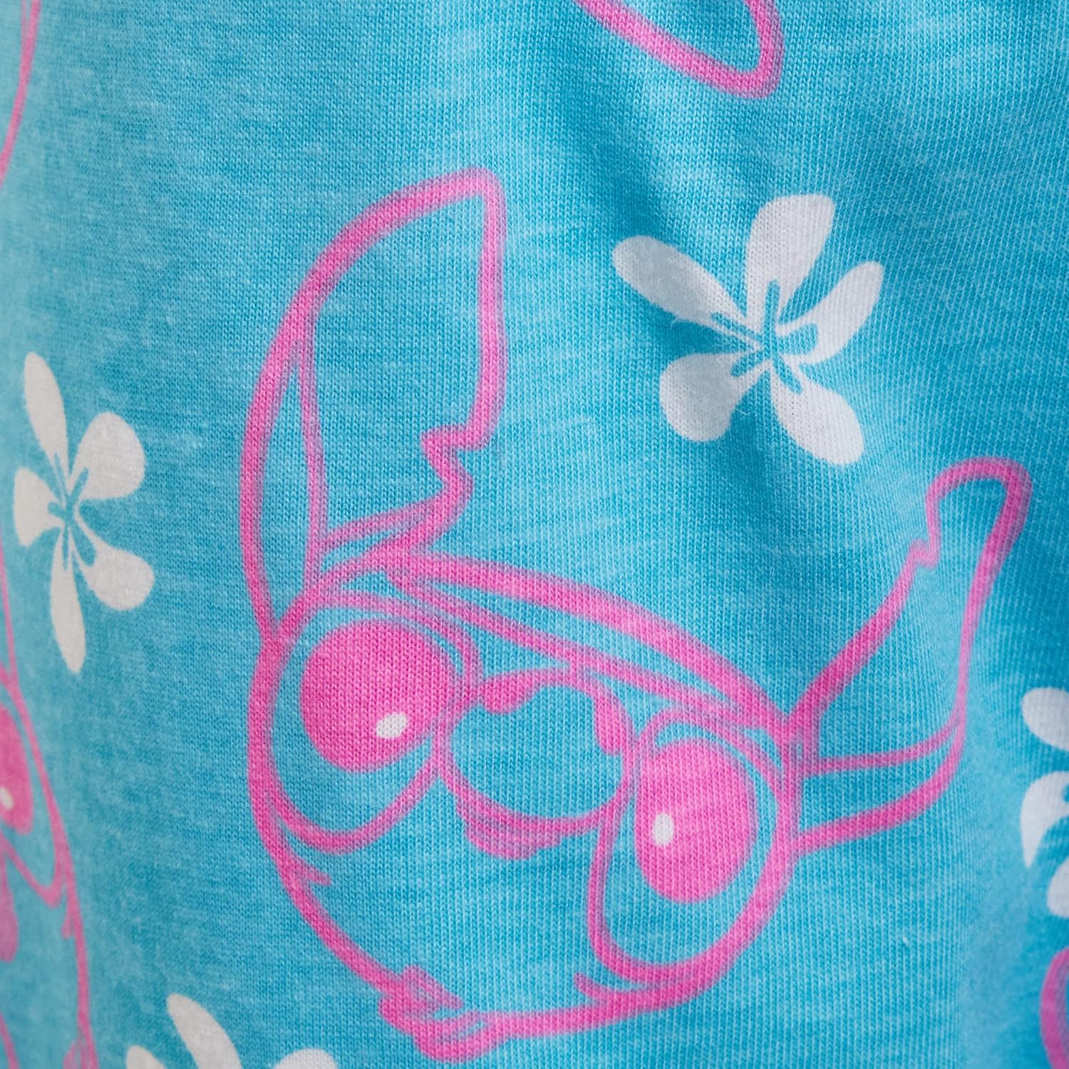 Disney Girls Stitch Dressing Gown + Pajamas Set Matching 3 Piece Set Kids Pink Bathrobe + Pjs