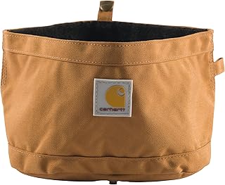 Carhartt Nylon Duck Travel Dog Bowl, Packable Dog Bowl for Food and Water, Carhartt Brown, 10 Cups Capacity product image