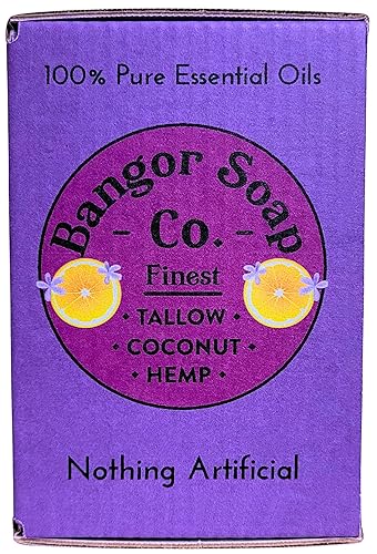 Miniatura 2 de Jabón batido puro y natural de Sweet Lemon Lavender con el mejor sebo, coco y cáñamo, para la espuma más suave en el cuidado de la piel