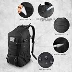 Jueachy Tactical Backpack for Men Hiking Day Pack Molle Military Rucksack Waterproof 30L EDC Bag with USA Flag Patch