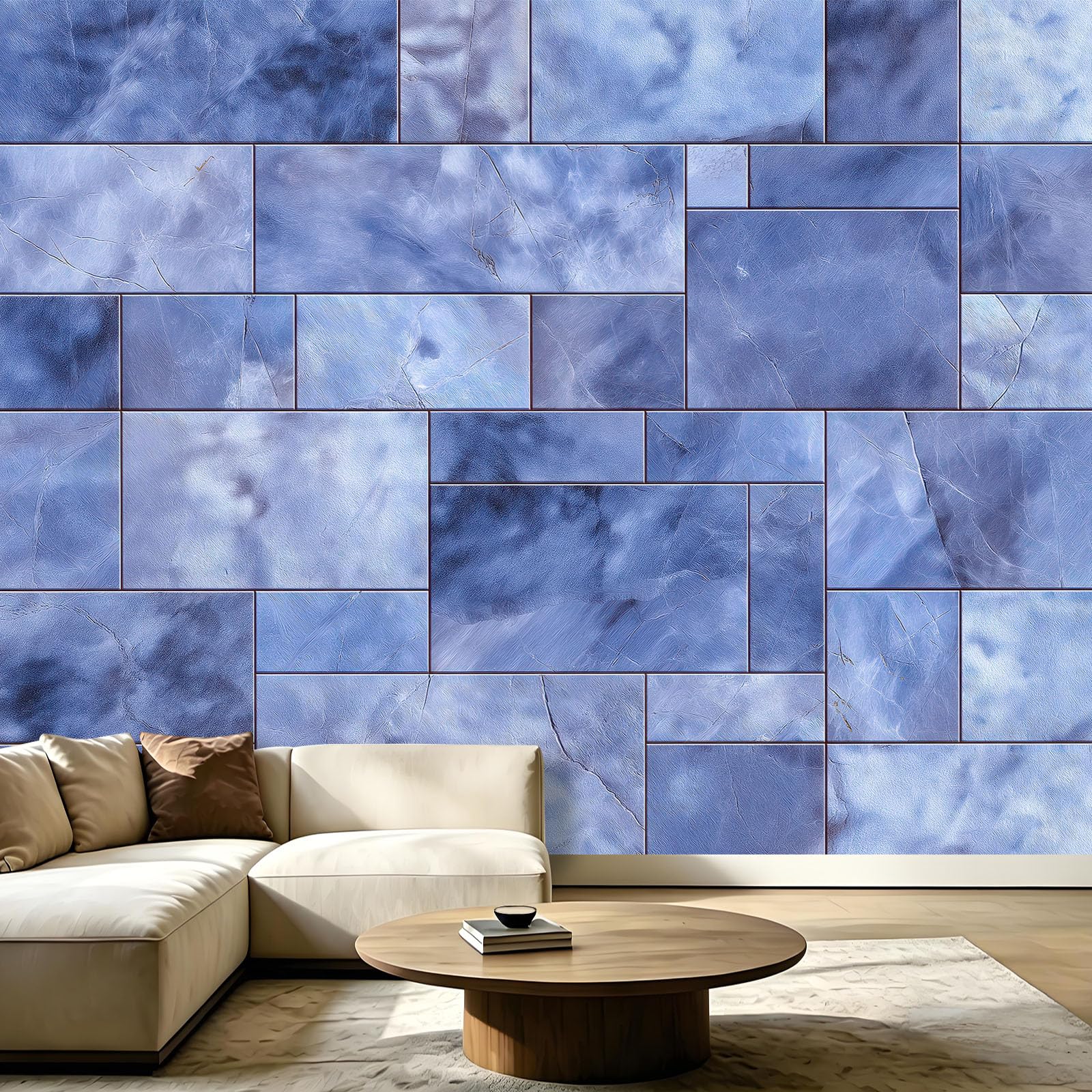 Carta da parati fotografica in tessuto non tessuto, motivo astratto, geometrico, 250 x 175 cm (larghezza x altezza), per camera da letto, soggiorno, moderno, colore grigio, decorazione da parete con
