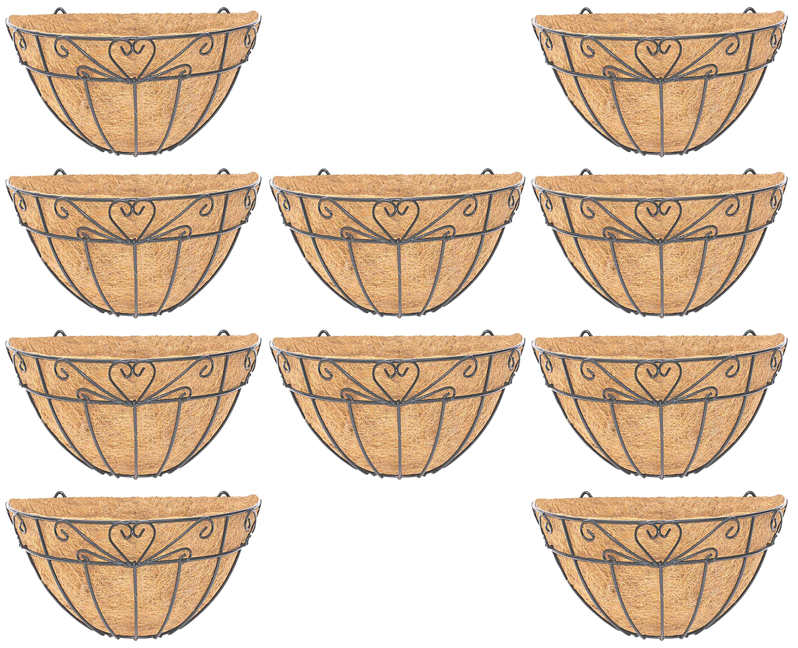 See full amazon price history chart for GARDEN KING 12 INCH Heart Design Coir Wall Baskets, Naural Coir Planter Baskets for Flowers, Balony Pots and Planters, Ideal for Home & Garden Decorations (Set of 10 PCs) GARDEN KING 12 INCH Heart Design Coir Wall Baskets, Naural Coir Planter Baskets for Flowers, Balony Pots and Planters, Ideal for Home & Garden Decorations (Set of 10 PCs) (B08Q7FSKHH) Amazon Price History, Amazon Price Tracker