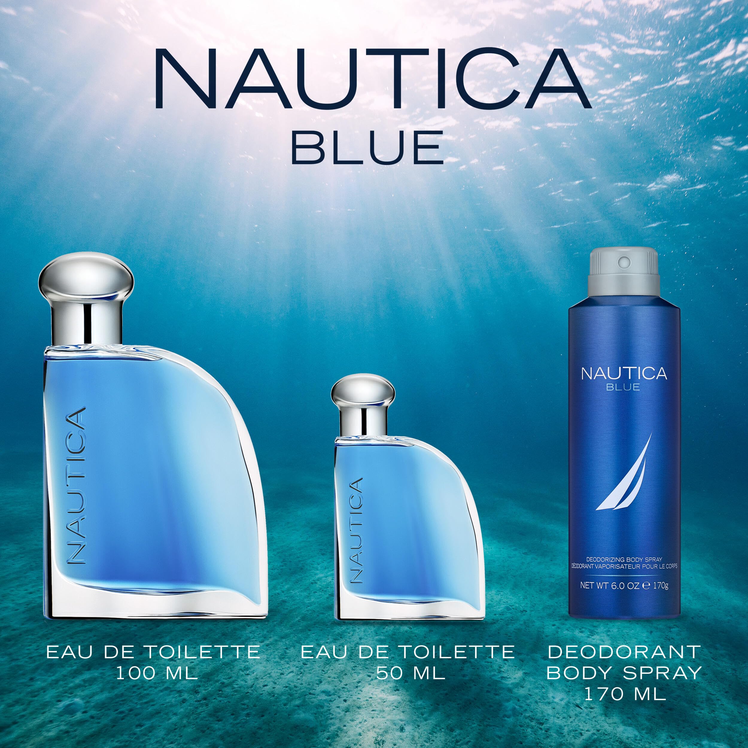 Nautica Voyage, Eau de Toilette Spray, Profumo Uomo con Note di Mela, Cedro e Muschio - 100 ml