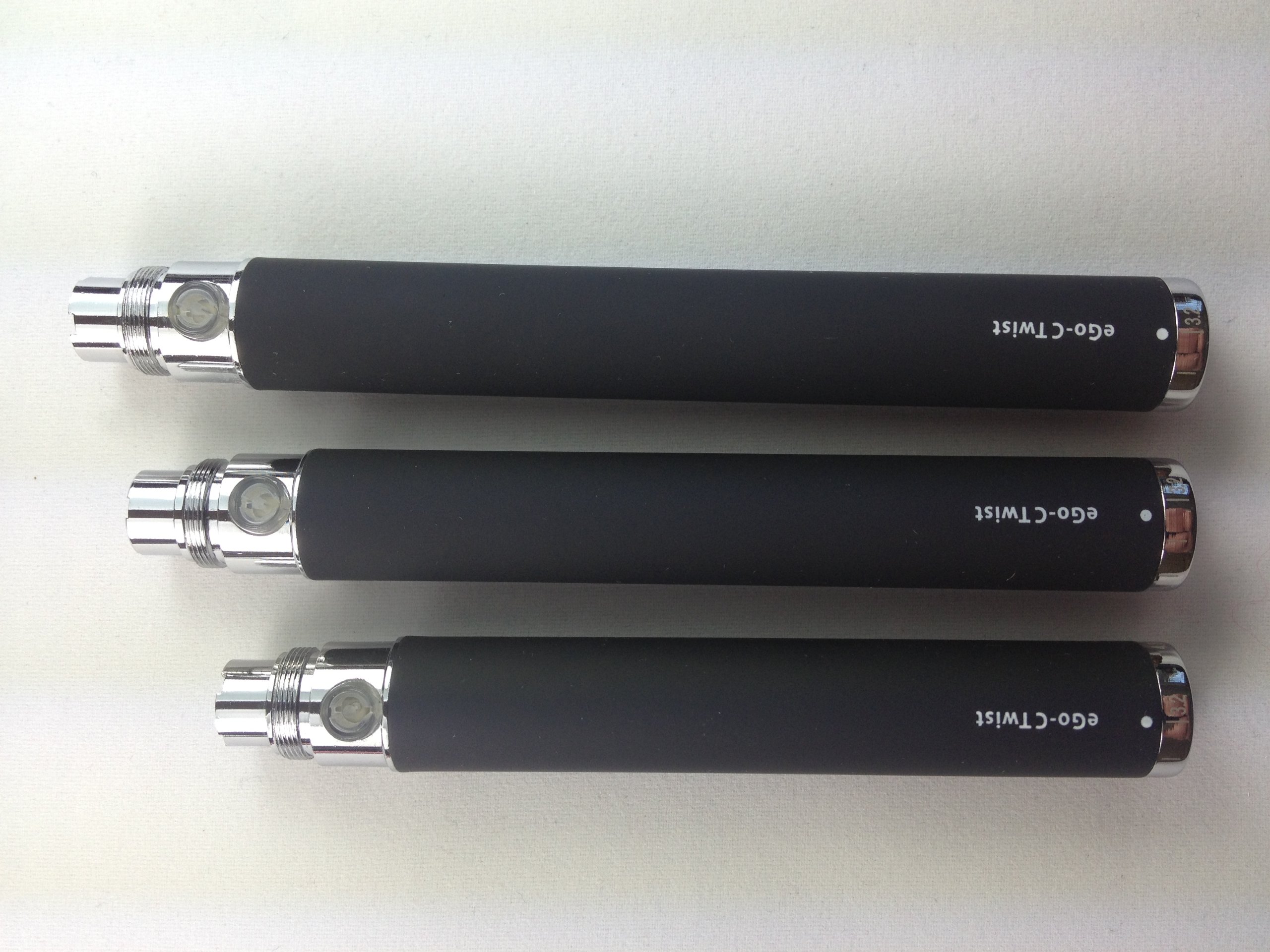 Ego Vapour Town eGo-C Twist Variable Voltage Battery, 1100 mah, Black