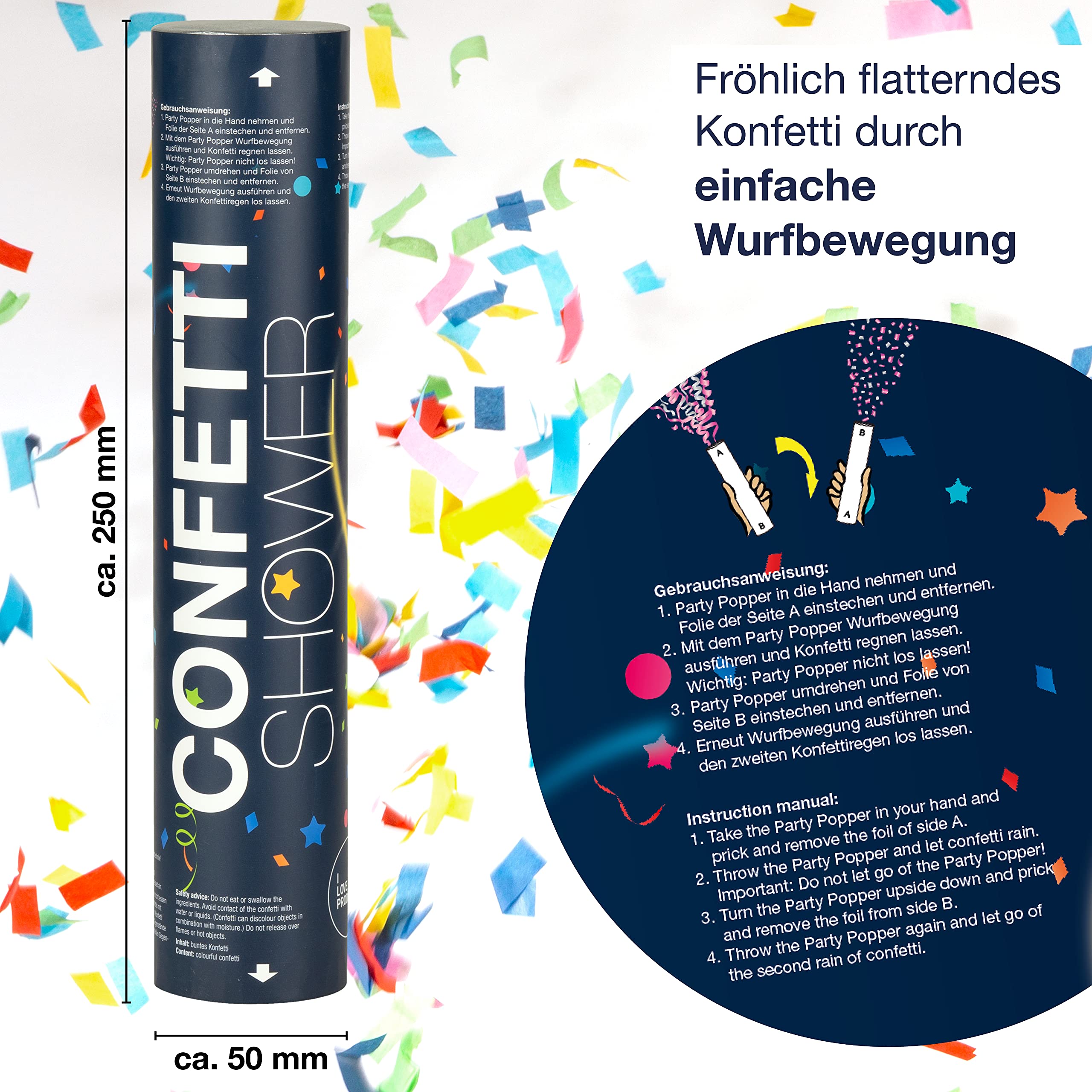 Ost Liebling Überleitung partyknaller konfetti Korrodieren entfernen Golf