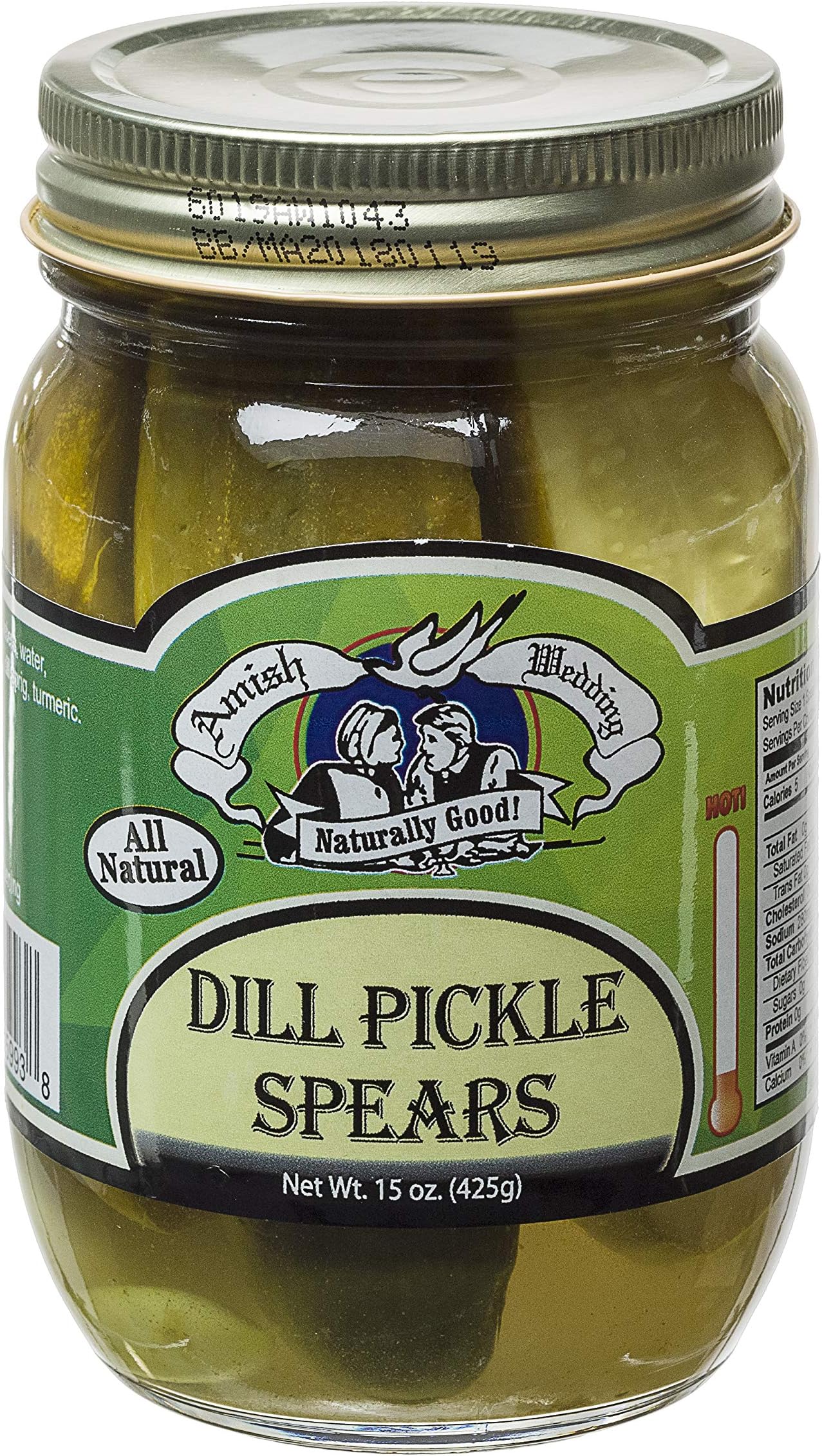 Ba Tampte Garlic Dill Pickles 32.0 OZ (Pack of 4