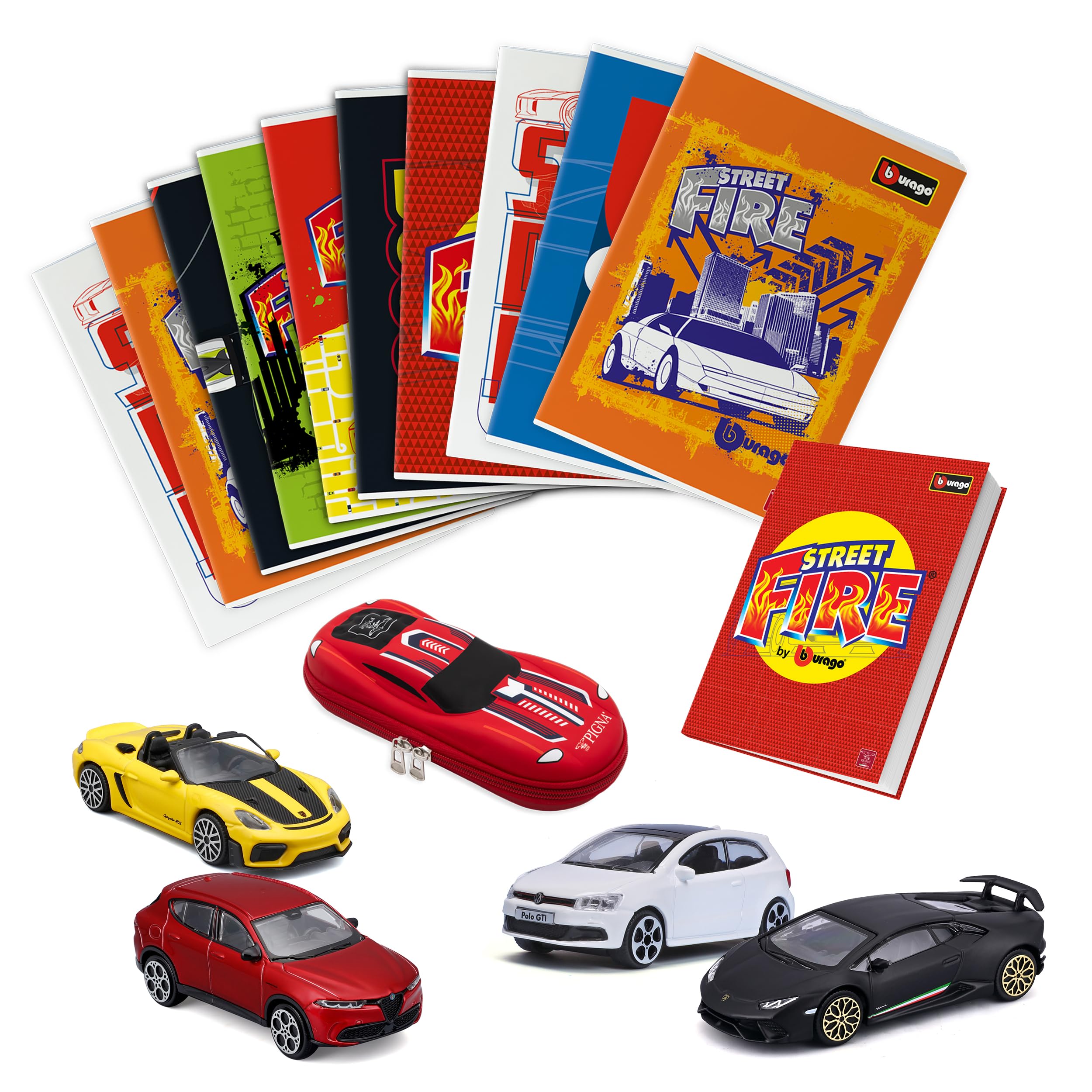 Kit escolar BBurago Pigna de papelería infantil para el colegio 2