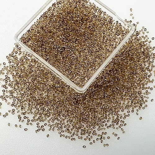 Miniatura 2 de 8000 cristales Pixie marrones para uñas, micro diamantes de imitación de 0.047 in, cristales de azúcar para uñas, pequeñas cuentas de diamantes de
