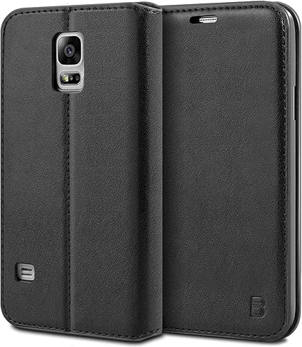 BEZ Cover Samsung S5 NEO Custodia Compatibile per Samsung Galaxy S5 NEO Protettiva Portafoglio Pelle Con Porta Carta Credito Kick Stand Nero BEZ Cover Samsung S5 NEO Custodia Compatibile per Samsung Galaxy S5 NEO Protettiva Portafoglio Pelle Con Porta Carta Credito Kick Stand Nero