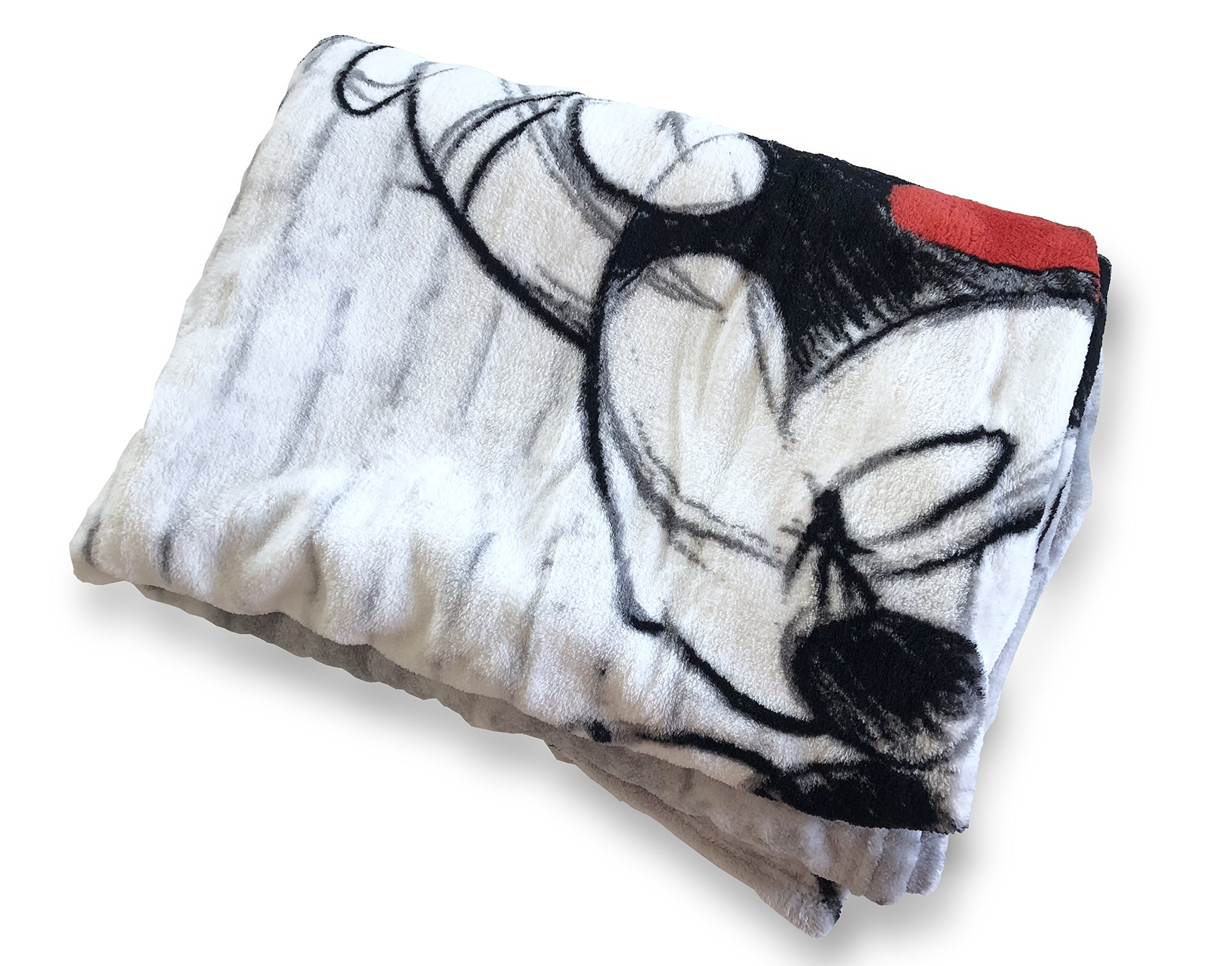 Disney Mickey & Minnie Mouse XL Flanell Flauschdecke 150 x 200 cm Tagesdecke