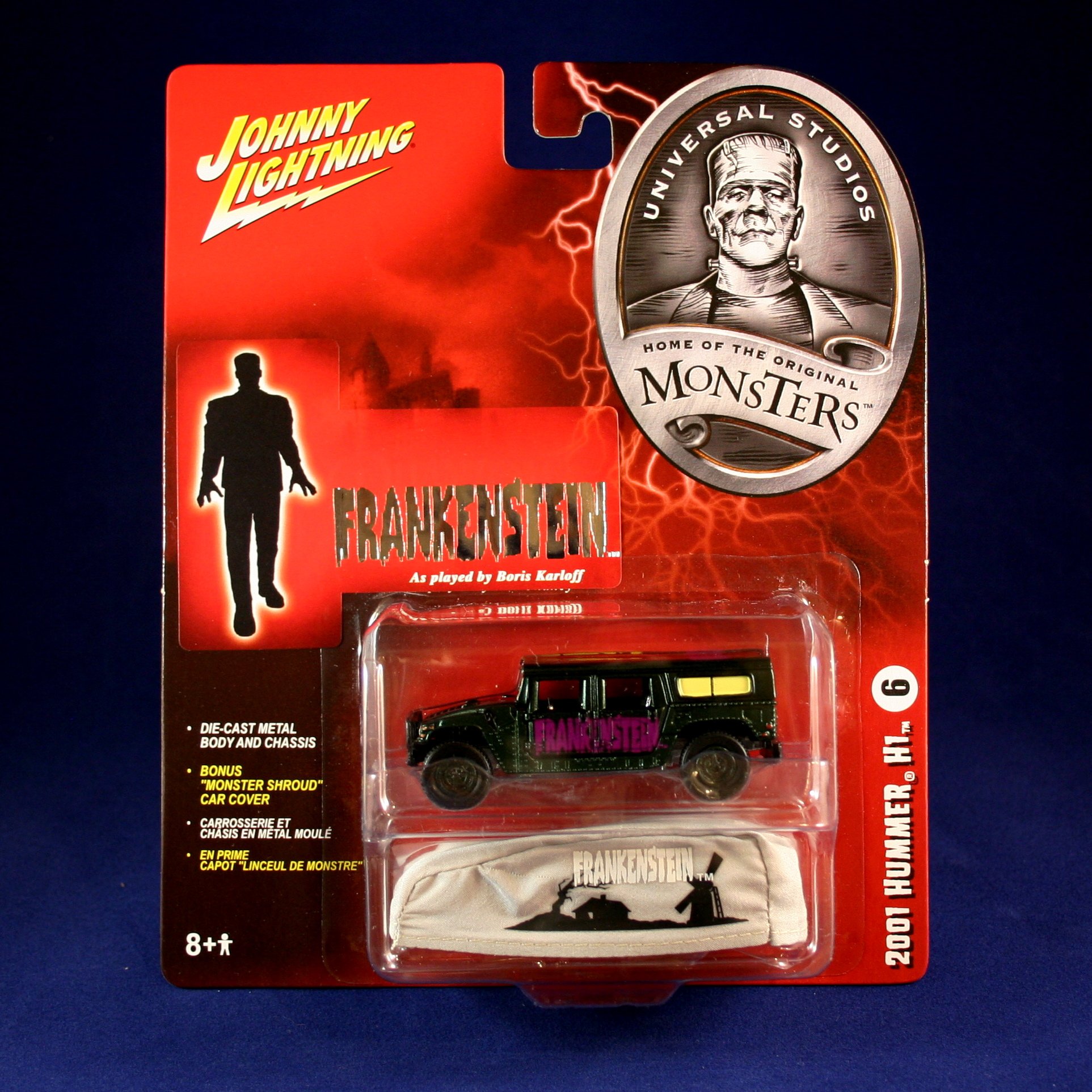 Amazon.com: Johnny Lightning 2001 Hummer H1 #6 Frankenstein 2005