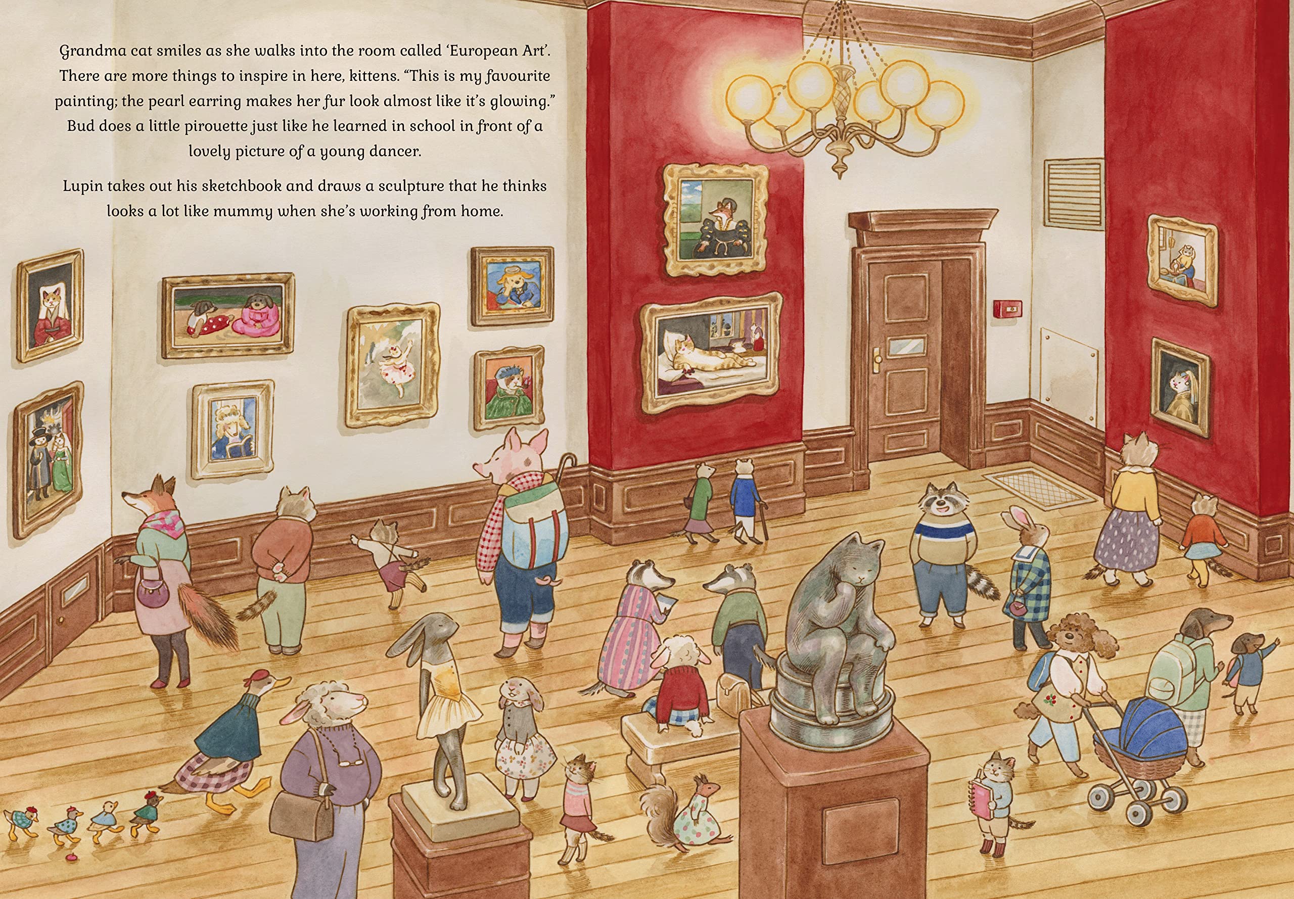 Cat Family at The Museum: A Lift-the-Flap Book with over 140 Flaps (2) (The Cat Family)