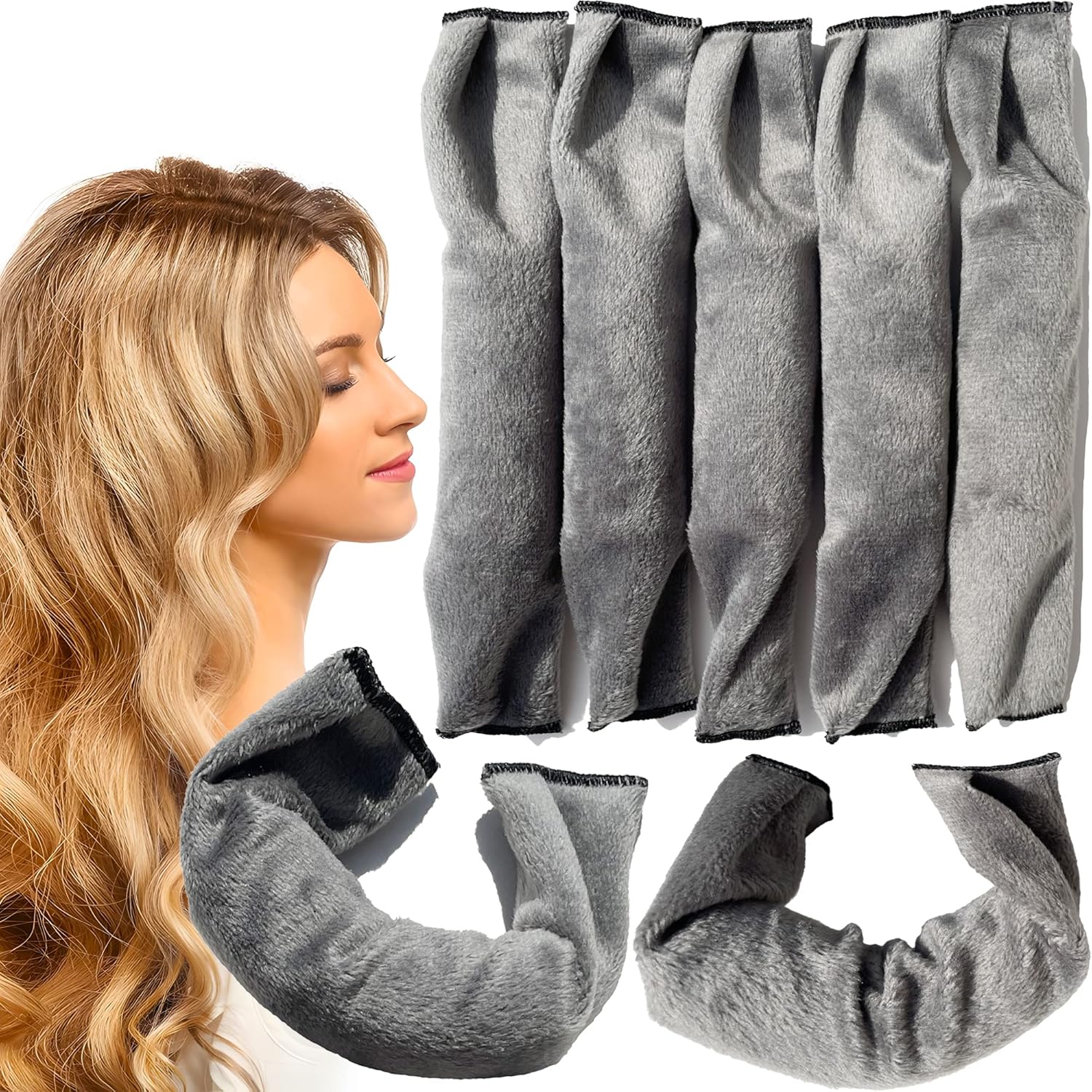 Aimin Hair Rollers Night Sleep Foam Hair Curler Rollers Flexible Soft Pillow Hair