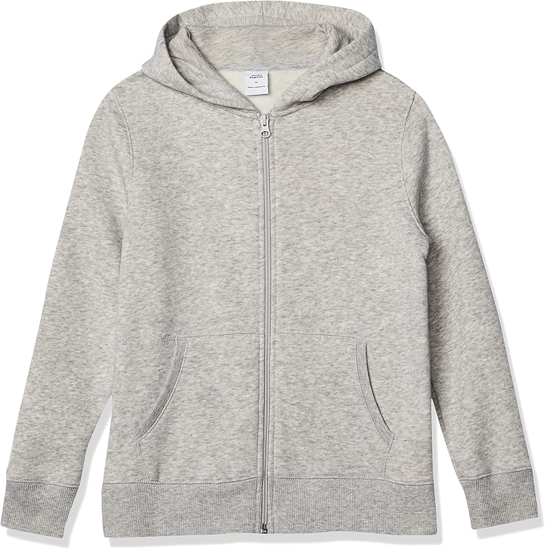 Amazon Essentials Boys and Toddlers' Soft Fleece Zip-Up Hoodie Sweatshirt