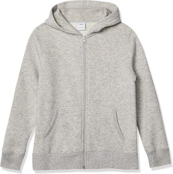 Amazon Essentials Boys and Toddlers' Fleece Zip-Up Hoodie Sweatshirt