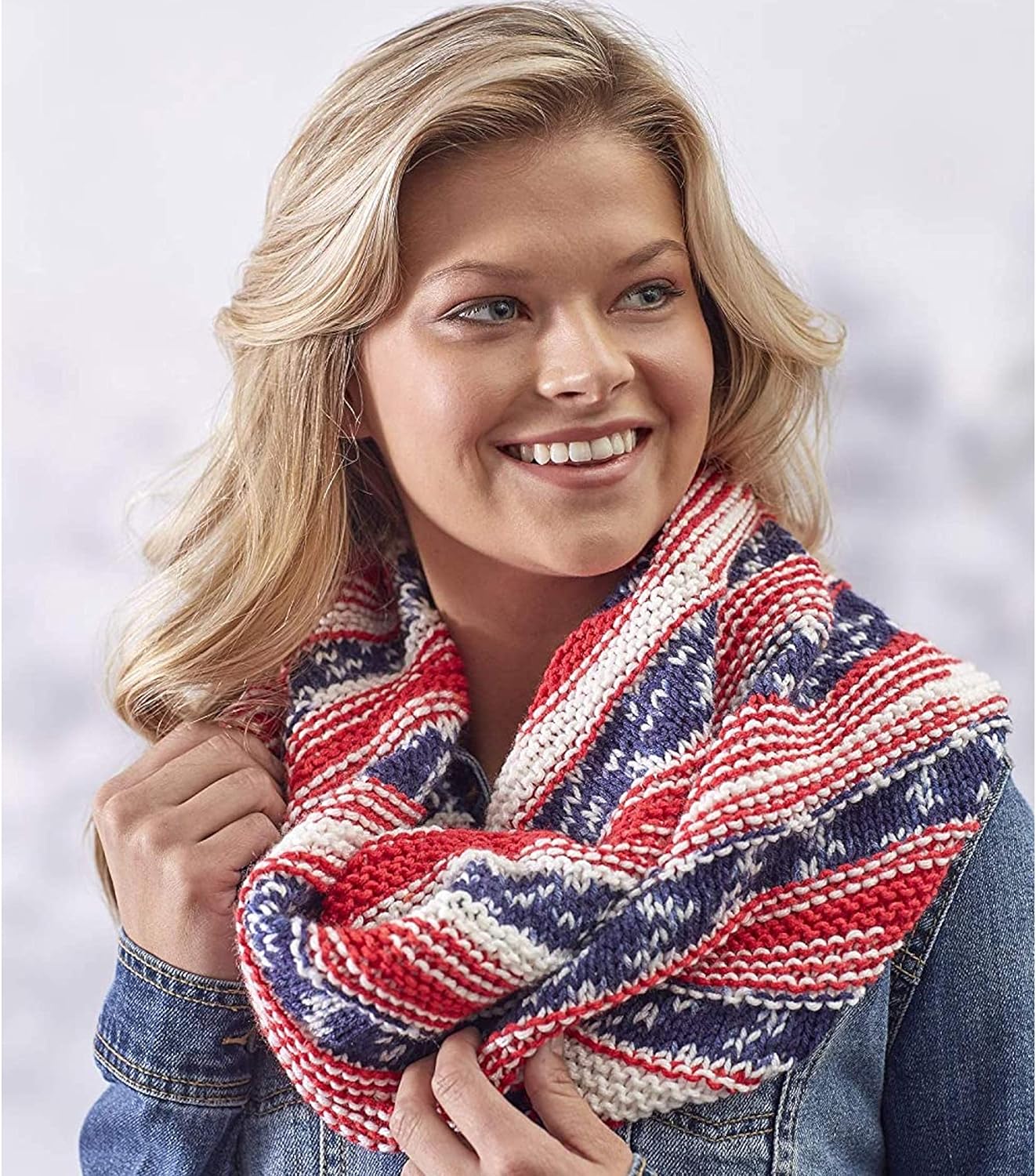 Red Heart Yarn Super Saver 100% Acrylic Worsted Weight Yarn for Knitting and Crocheting - Yarn Pack of 6, 7oz Each (Cherry Red)