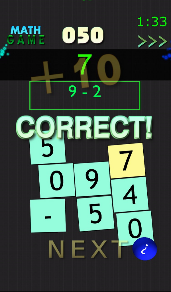 The Math Game Subtraction App on Amazon Appstore