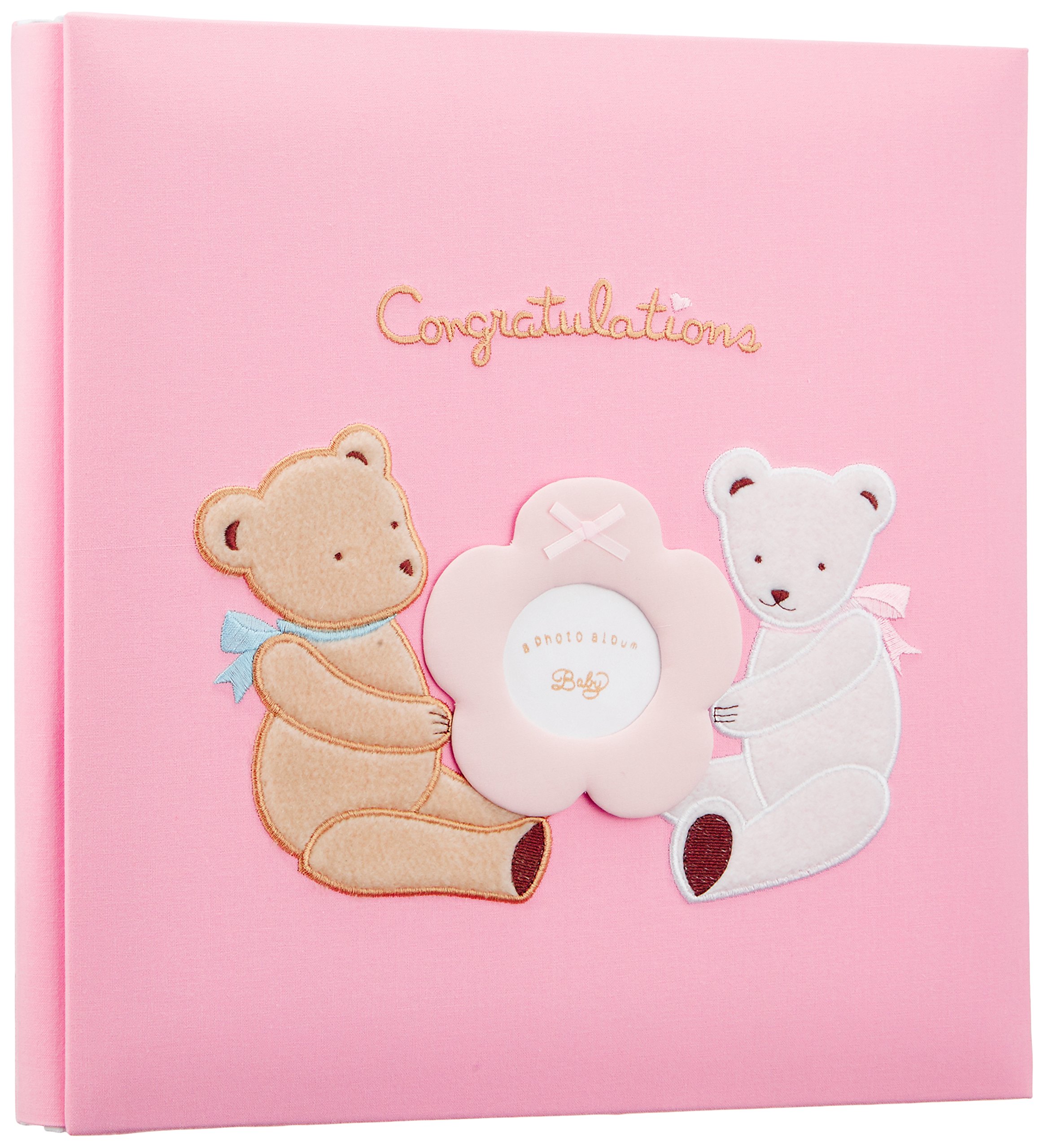 Nakabayashi Co, Ltd. Increase Album Birth for L Size Tiny Bear Pink A -LB-529-P