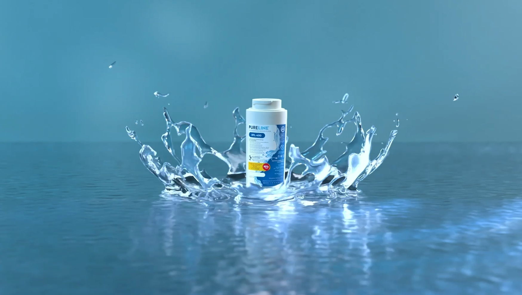 Amazon.com: Pureline UKF8001 Refrigerator Water Filter Replacement