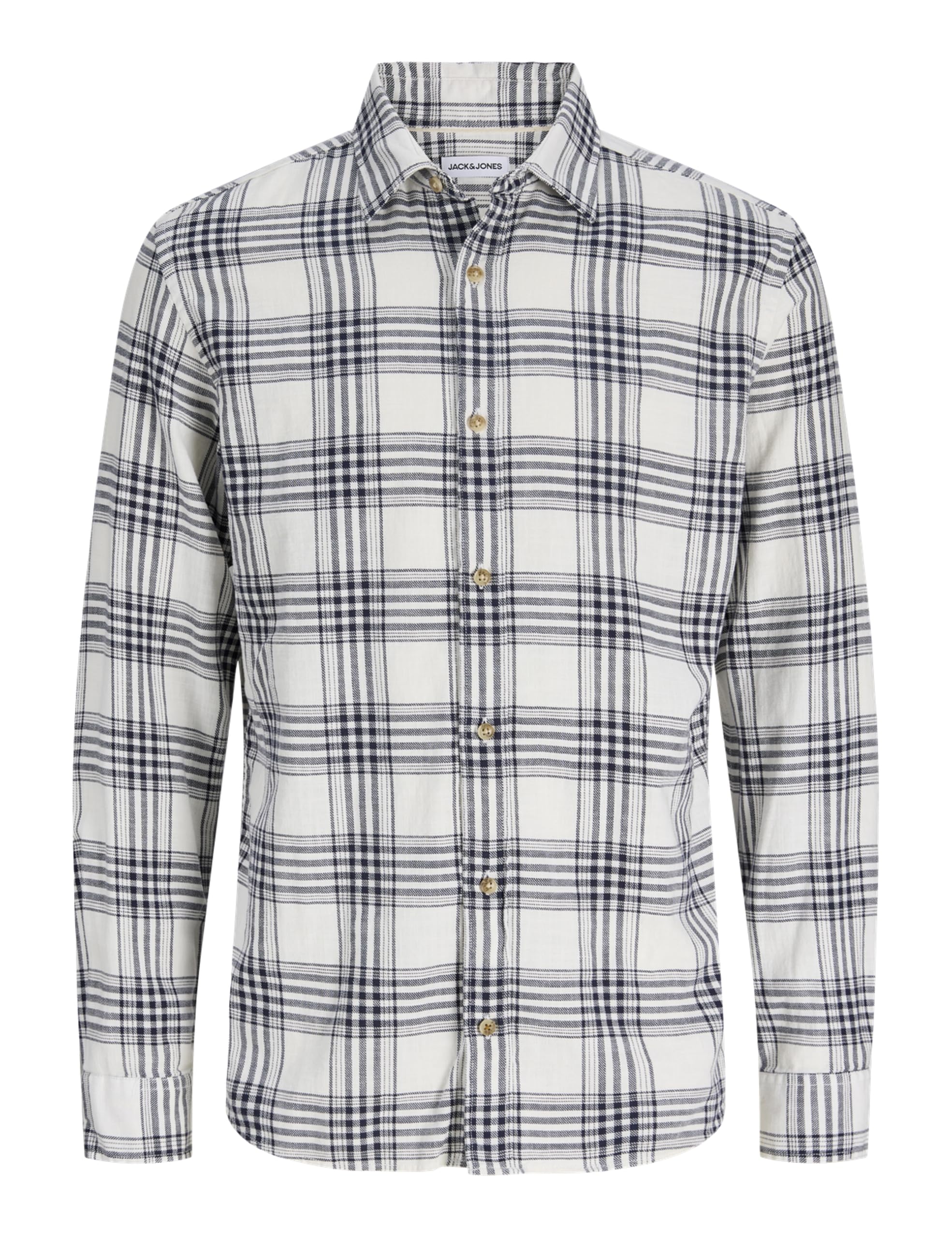 JACK & JONES Herren Freizeit Hemd JJEDOVER Check - Regular Fit