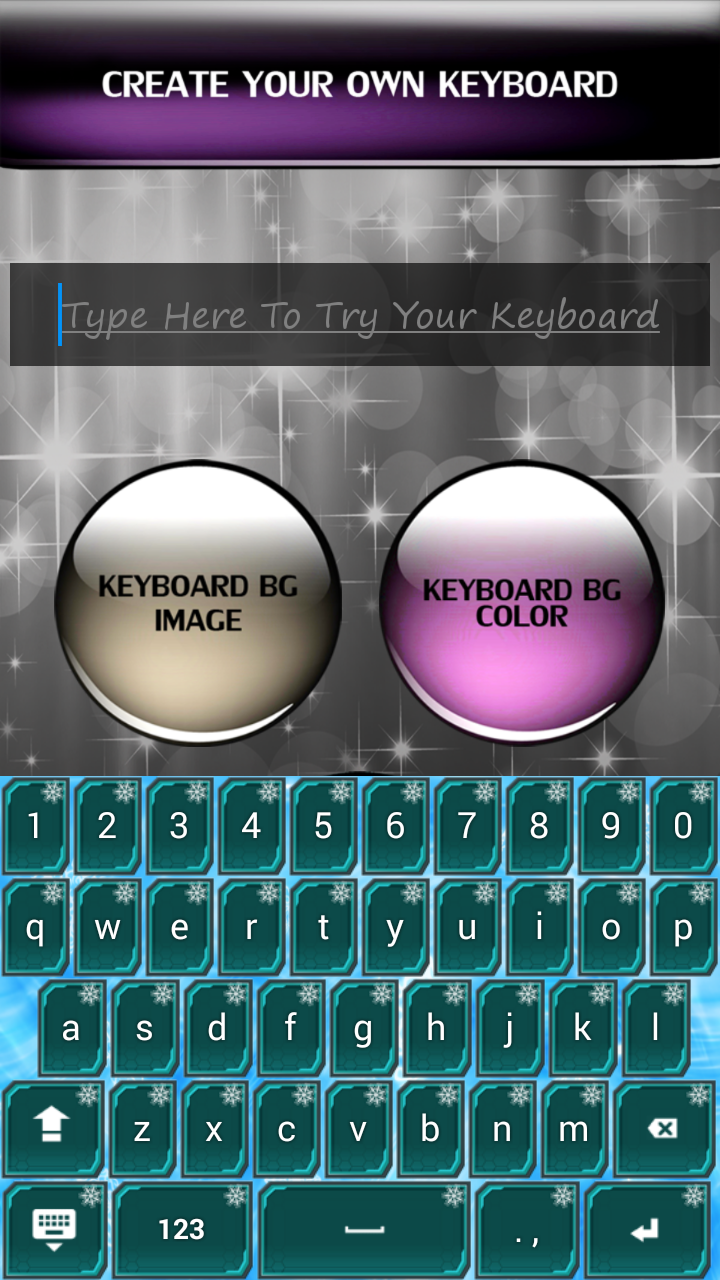 Frozen Keyboards App on Amazon Appstore