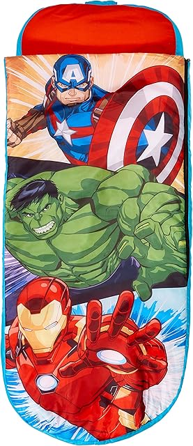 ReadyBed Marvel Avengers Junior Kids Airbed and Sleeping Bag in One