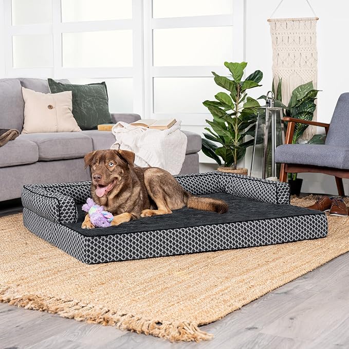 Cama Ortopédica para Perros Grande con Funda Lavable y Sopor miniatura 3
