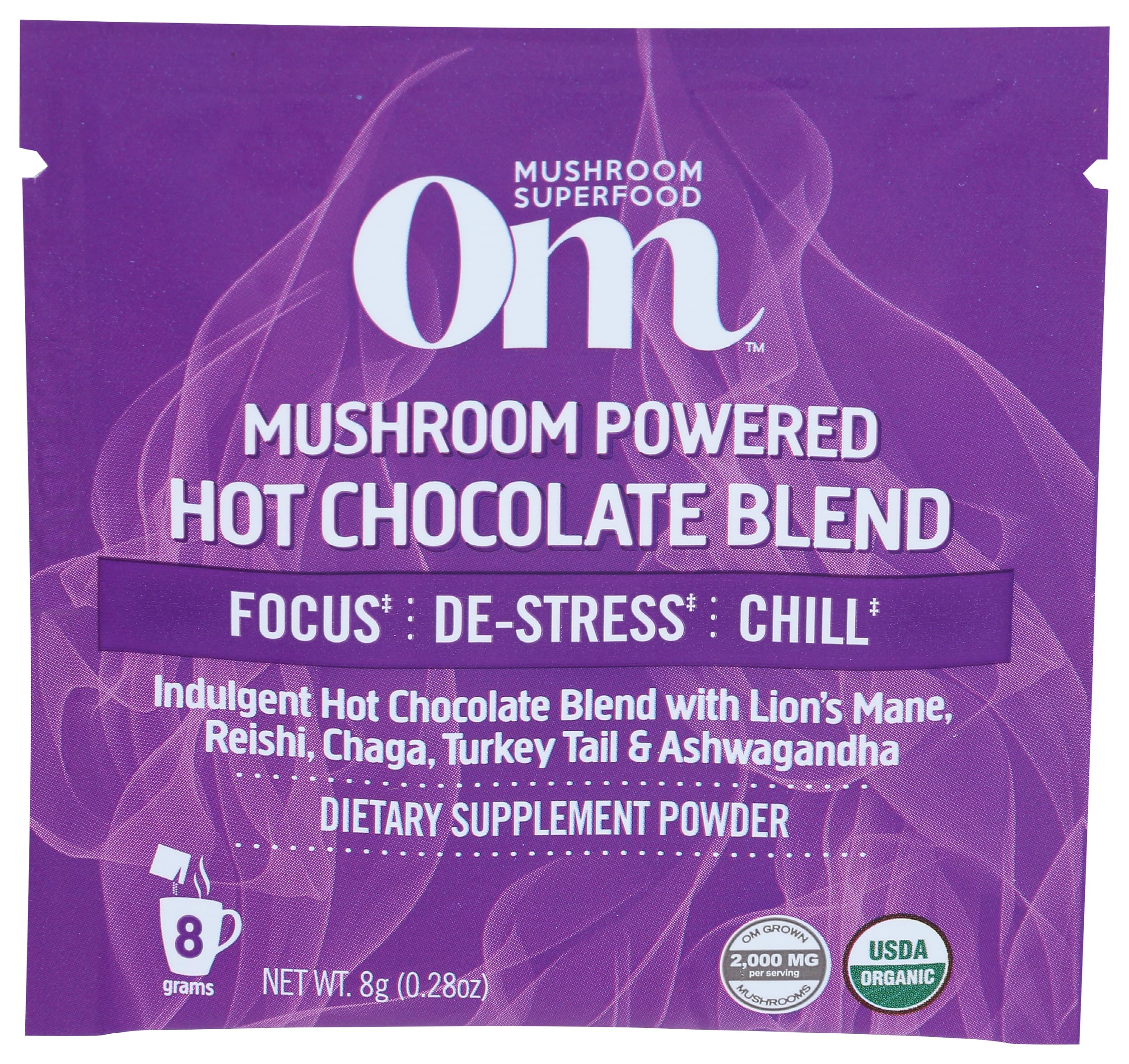 Organic Mushroom Hot Chocolate Blend, 0.28 OZ