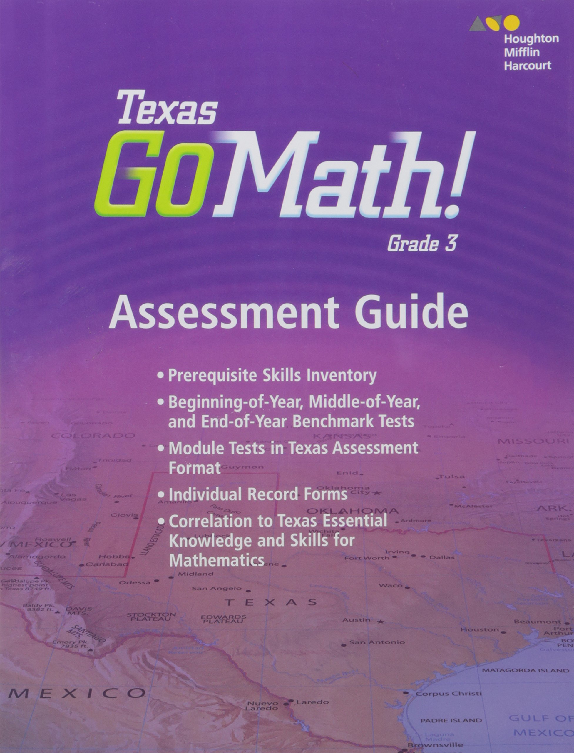 Assessment Guide Grade 3 (Houghton Mifflin Harcourt Go Math!)