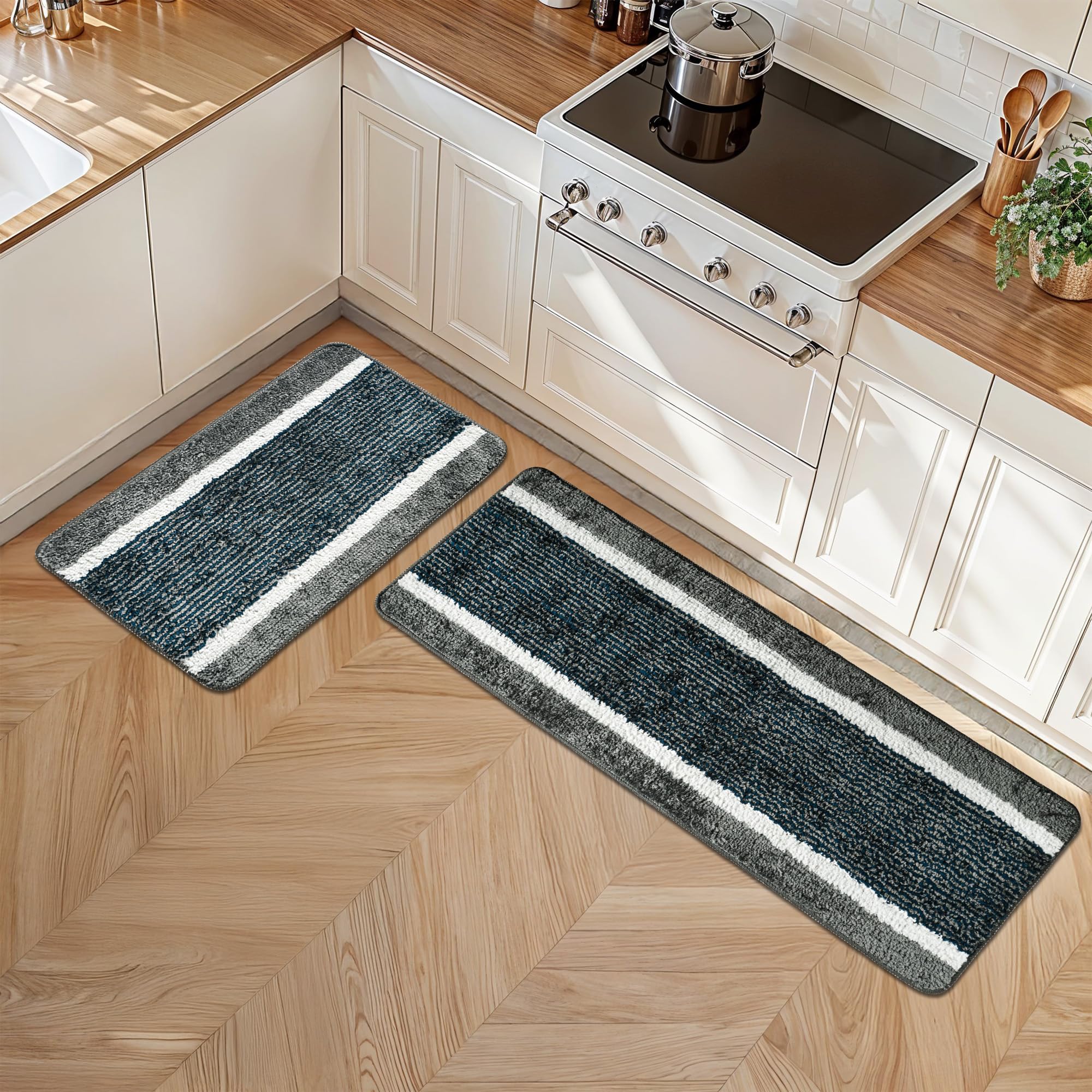 Velvet Prayer Mats - Brown, Blue & Red -13