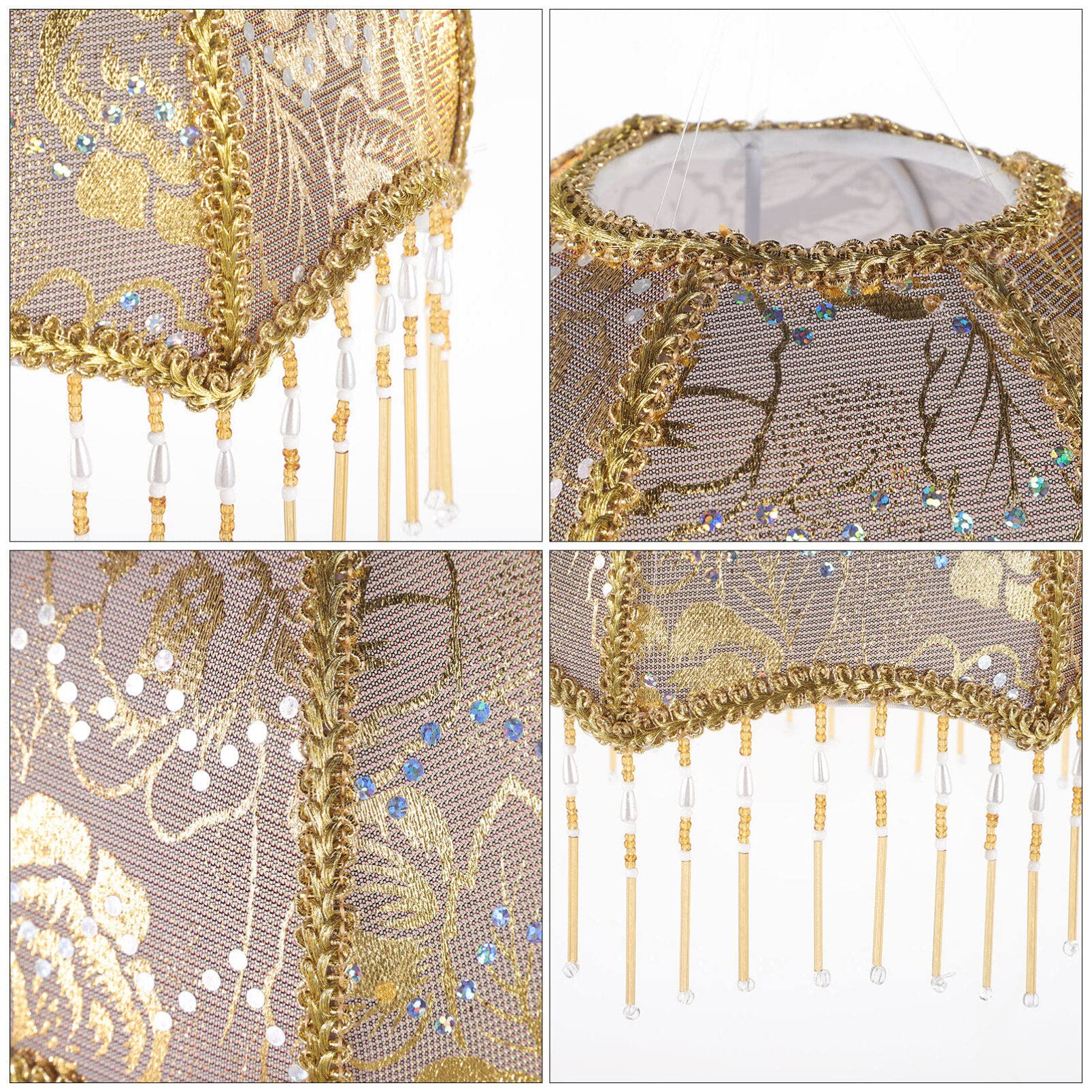 Gadpiparty Paralume a Forma di Ombrello e Acrilico Design Stampato Elegante Resistente e Decorazione Casa Stili multipli per Lampade E27 Adatto per Lampade a Sospensione