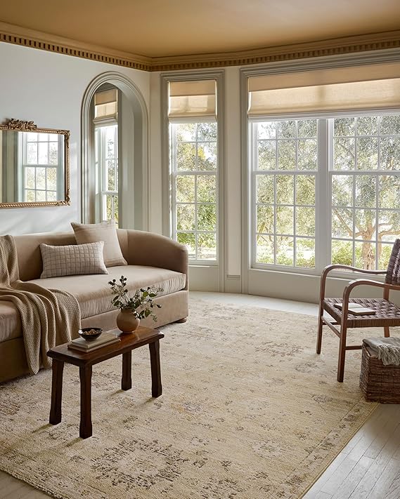 Loloi Magnolia Home by Joanna Gaines Pace Collection PAC-05 Apricot/Multi 3'-6" x 5'-6" Accent Rug