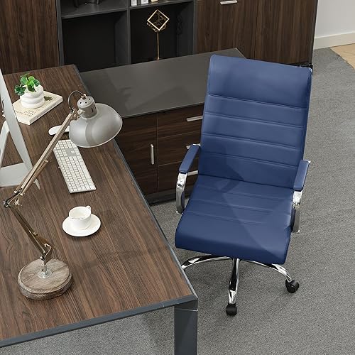 Miniatura 2 de Silla moderna de escritorio de oficina, sillas de sala de conferencias, silla ergonómica de respaldo alto, silla ejecutiva giratoria de altura