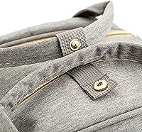 Vista 6 de MGVBHJ Mochila para pañales para bebé, mochila de viaje impermeable multifuncional 2023, bolsa de cambio de pañales para bebés, Gris, Mochilas