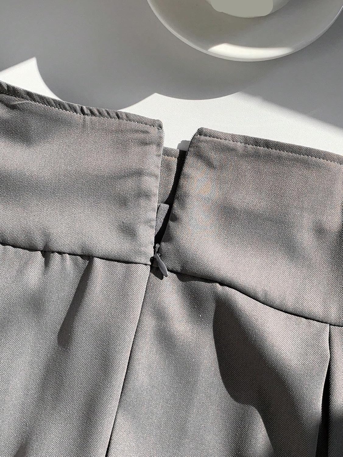 Womens Pleated Mini Skort Summer Skirt with Wide Waistband for Casual Outfits
