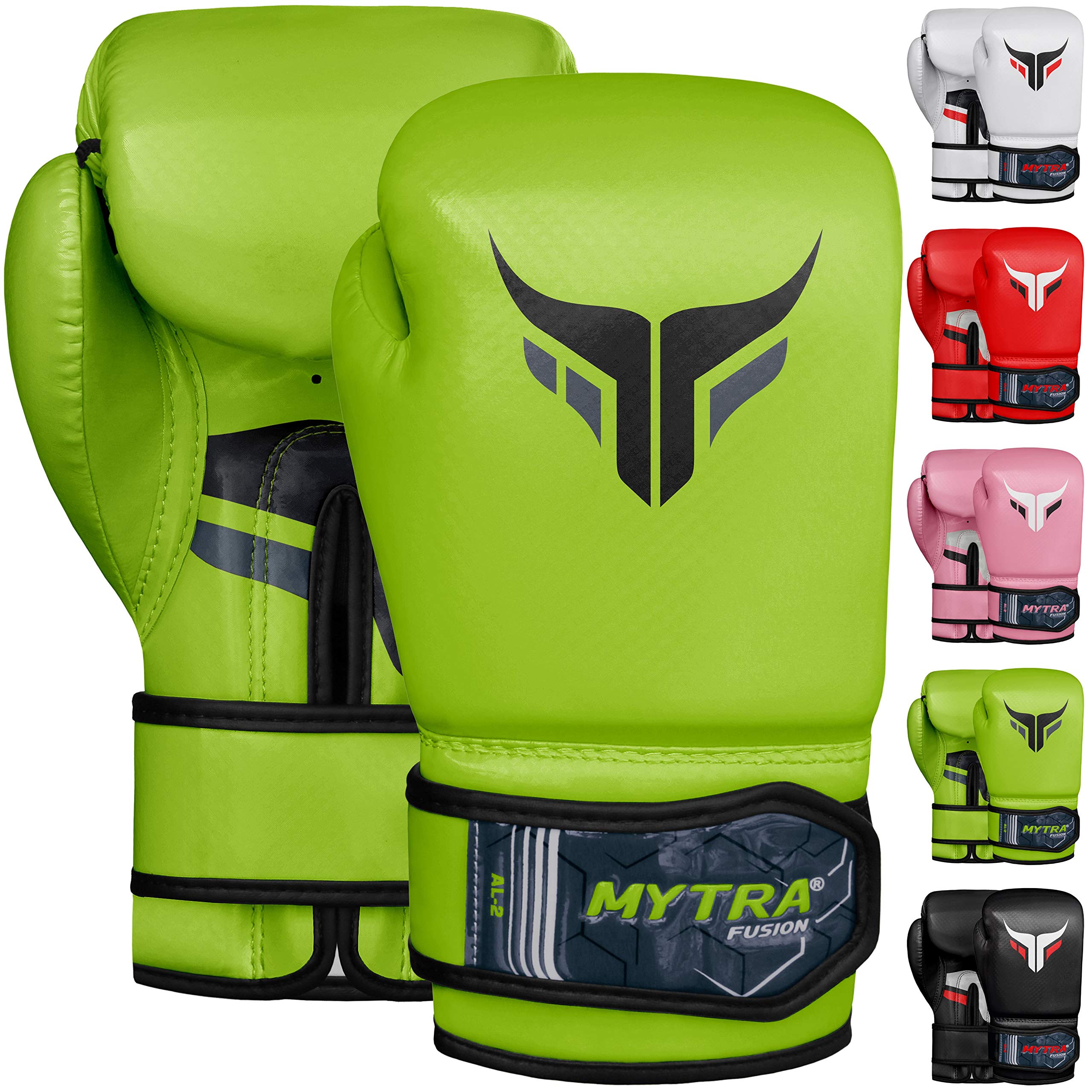 Mytra Fusion Kids Boxing Gloves AL2 (Green, 4-oz)