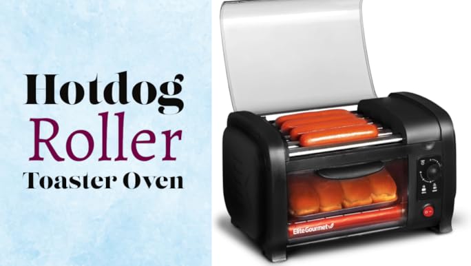 Roller Grill For Home Elite Gourmet Hot Dog Roller Toaster Oven
