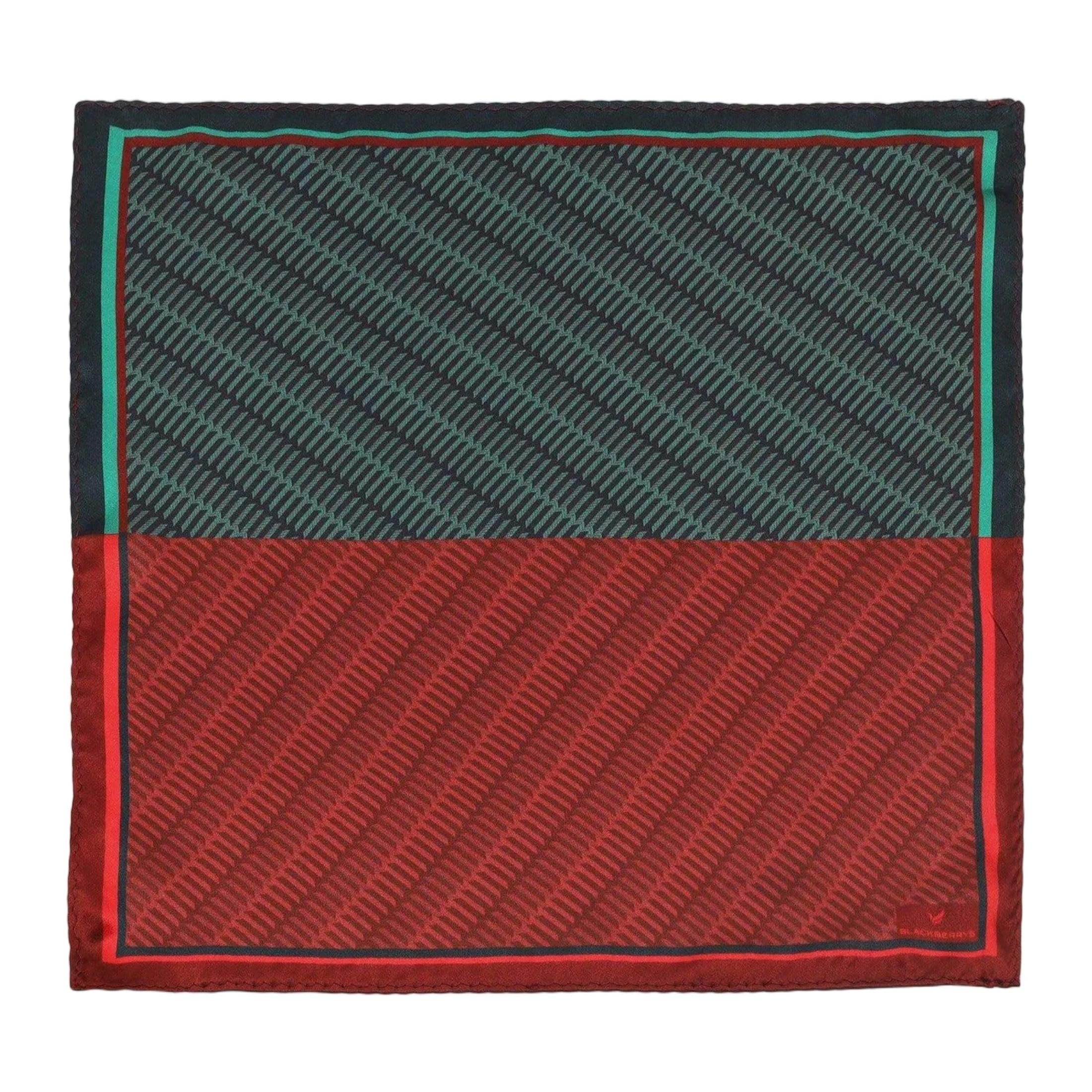 Men Blue Geometric Pocket Squares-image-43