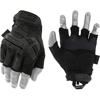 Mechanix Wear - M-Pact Fingerless Covert Gloves Medium Black