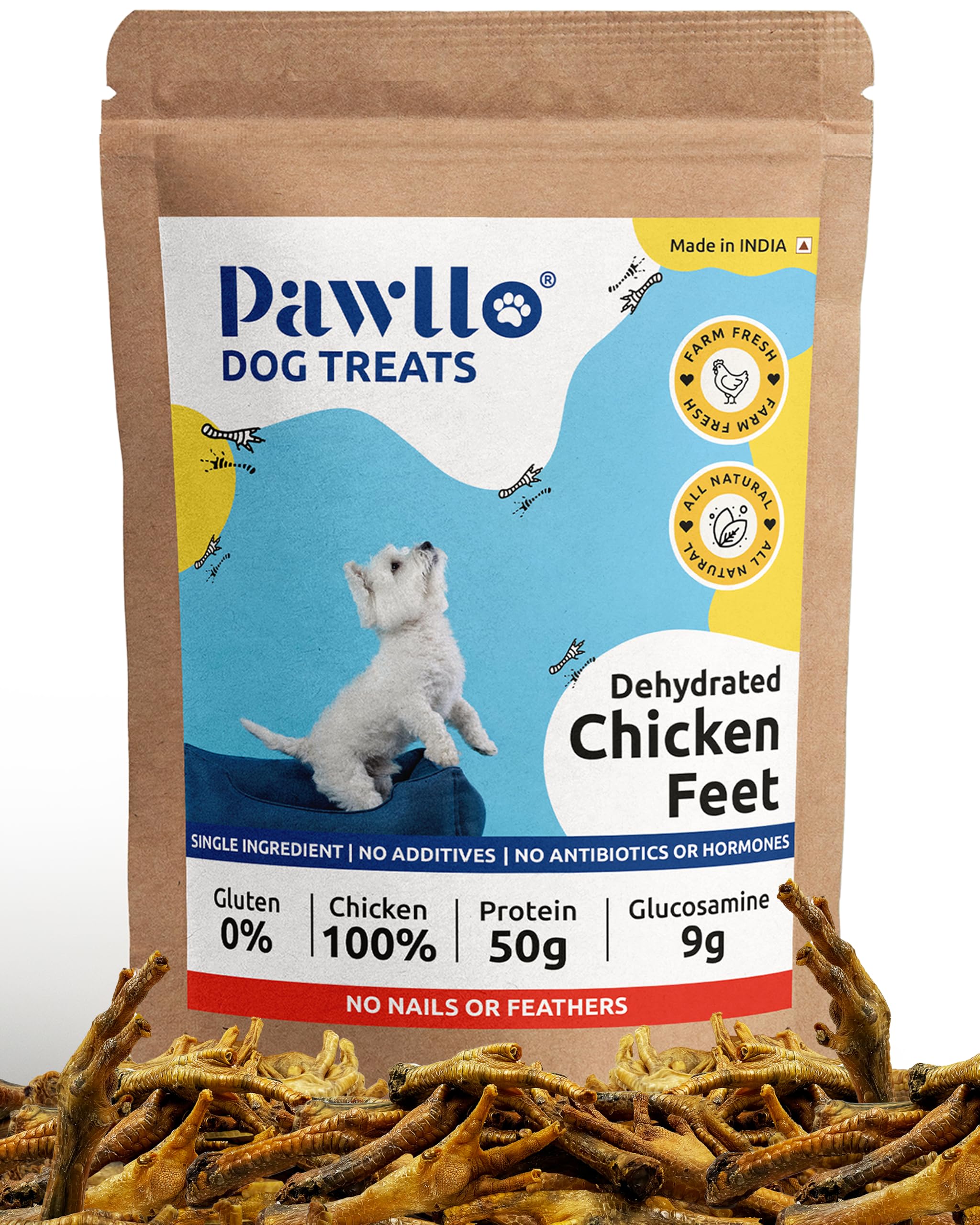 See full amazon price history chart for Pawllo Chicken Feet for Dogs - 600gm | Highly Nutritional Dog Treats | Dried Dehydrated Chicken Feet | Glucosamine-Rich Treats | Dog Food, Pack of 3 of 200 gm Each (3) Pawllo Chicken Feet for Dogs - 600gm | Highly Nutritional Dog Treats | Dried Dehydrated Chicken Feet | Glucosamine-Rich Treats | Dog Food, Pack of 3 of 200 gm Each (3) (B0D6KH2674) Amazon Price History, Amazon Price Tracker