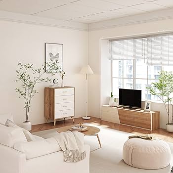 Amazon｜チェスト タンス 収納棚 木製 スムーズ開閉 引き出し