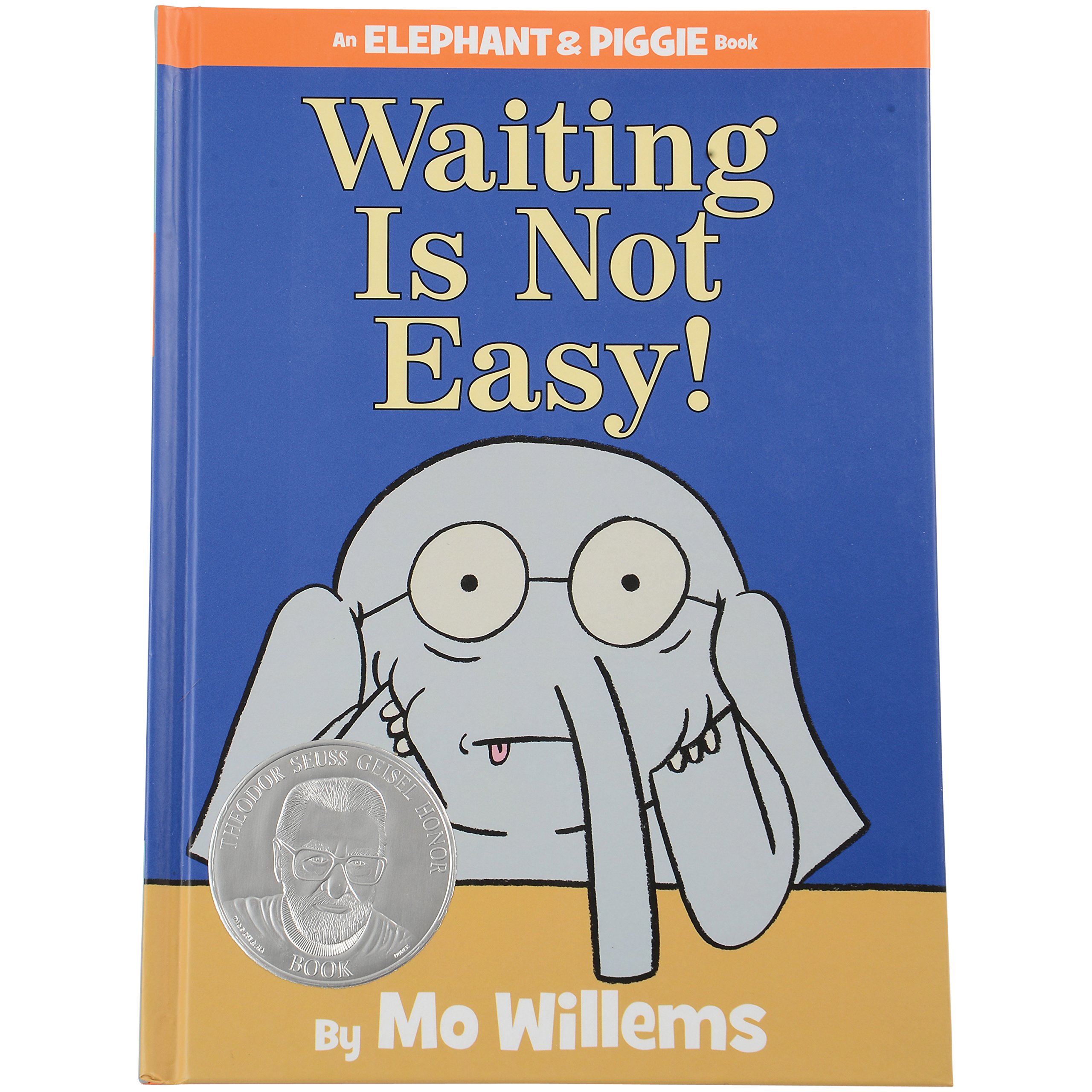 Constructive Playthings LB-571 "Waiting is Not Easy" an Elephant and Piggie Book by Mo Willems, Grade: Kindergarten to 3, 6.8" Height, 0.45" Wide, 9.25" Length