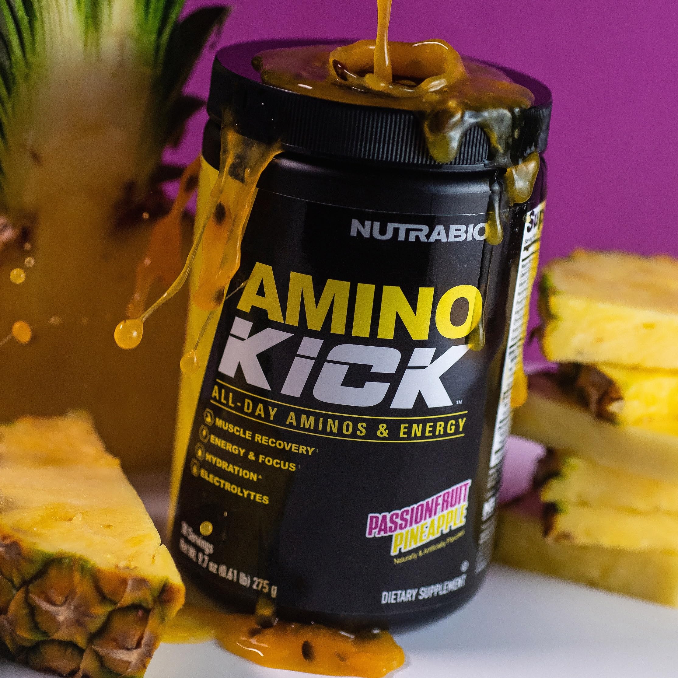 Amazon.com: NutraBio Amino Kick – BCAA Powder with Natural