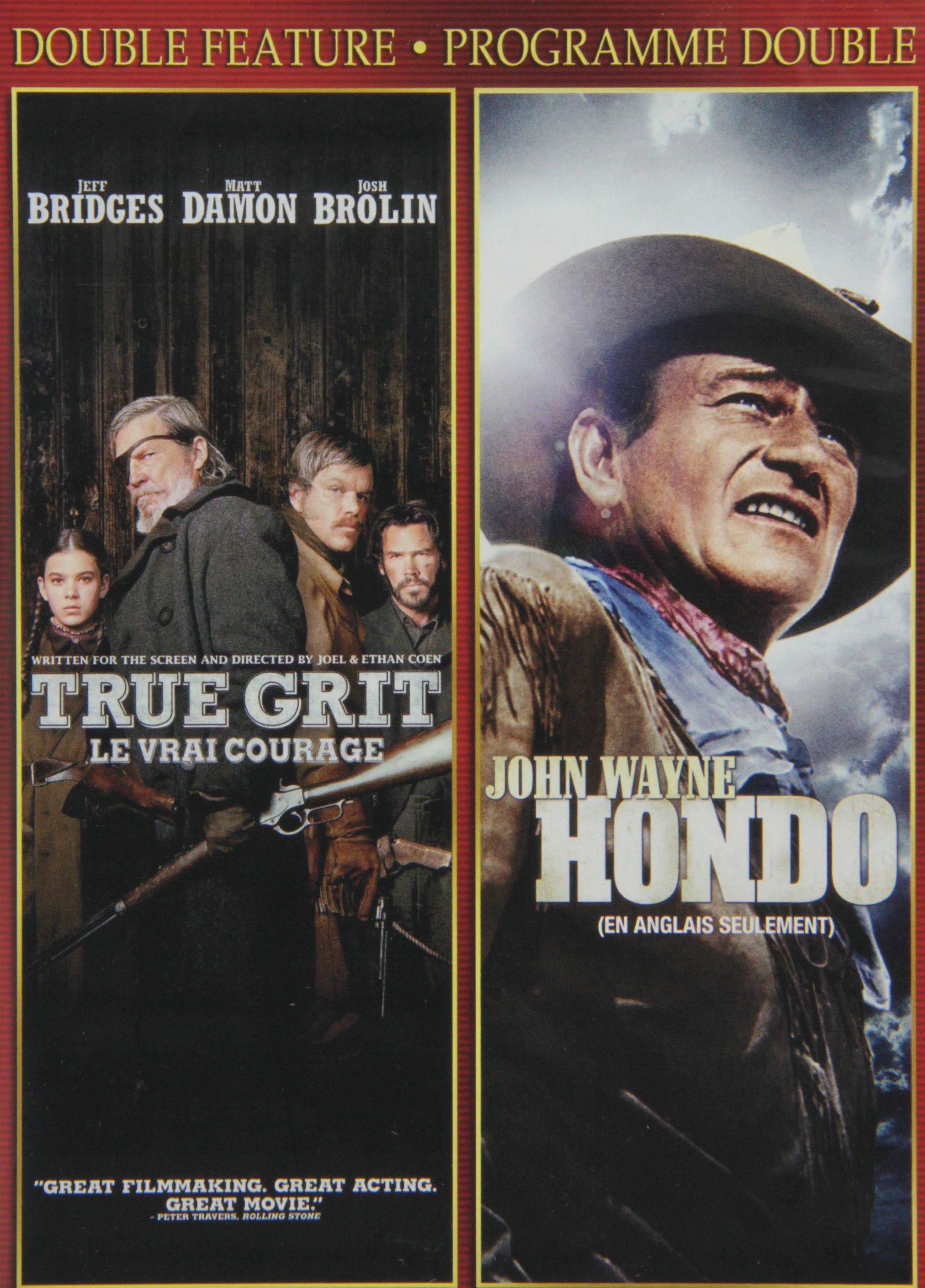 True Grit (2010) / Hondo (Double Feature) (Bilingual) [DVD]