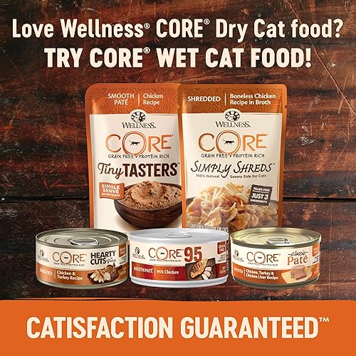 Miniatura 8 de Alimento para gatos, Wellness Core Natural sin grano seco, BeigeMarrón