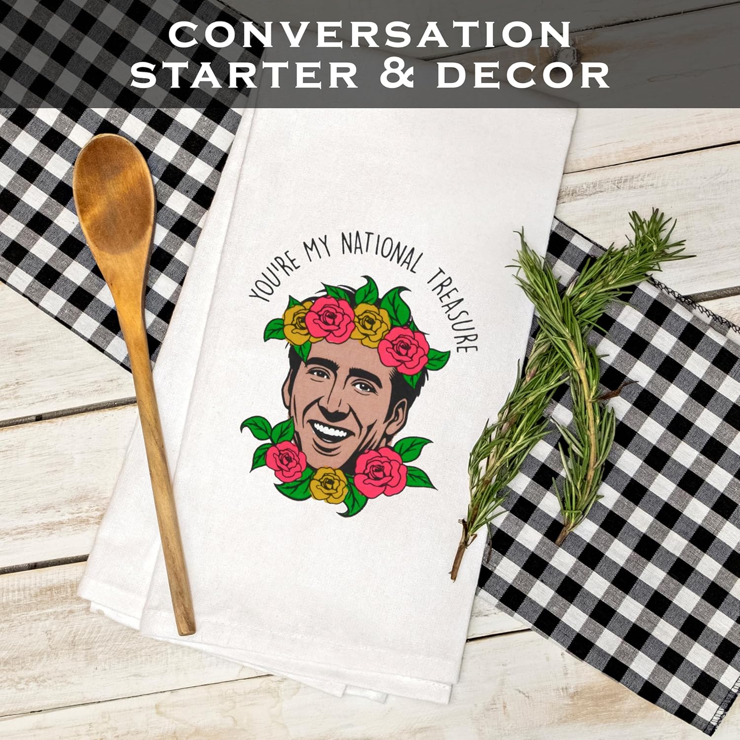 MAINEVENT You are My National Treasure Funny Kitchen Towel, Hilarious Dish Towel - Image 7