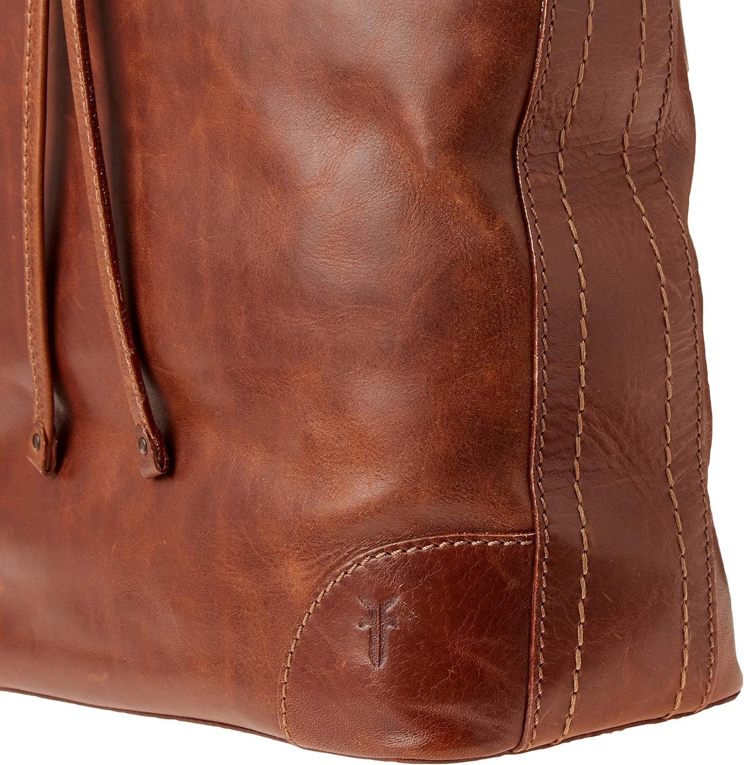 Frye Melissa Drawstring Hobo, Cognac