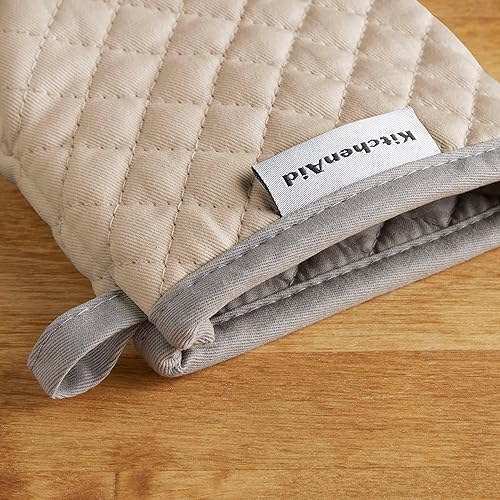 Miniatura 3 de Guantes KitchenAid, mini guantes de horno, de algodón, con agarre de silicona