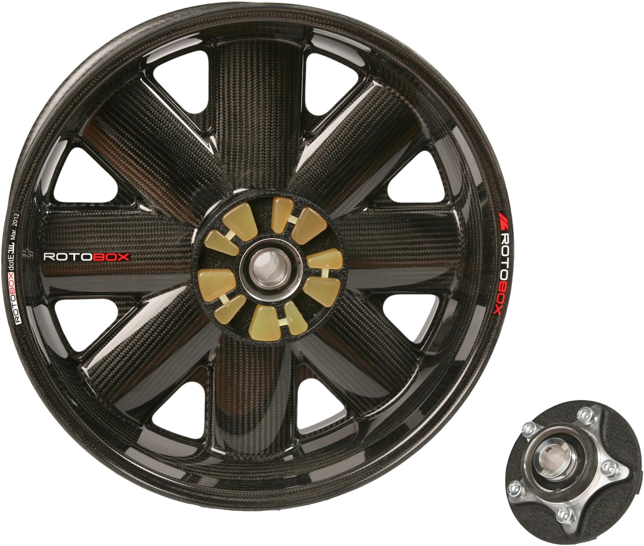Carbon Fiber Motorcycle Rear Wheel (17x6"), Fits Aprilia RSV4
