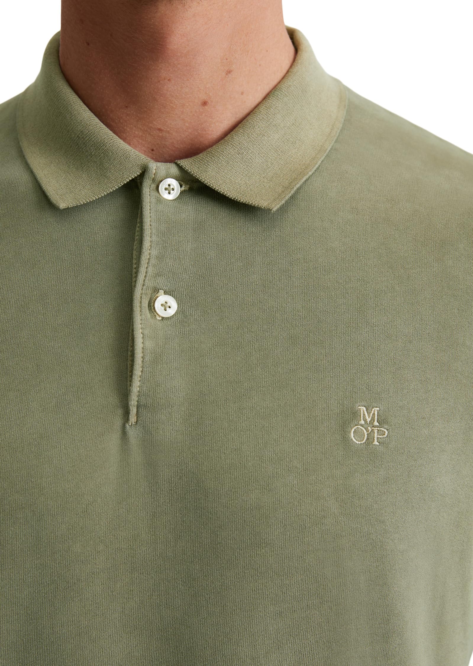 Marc OߴPolo Hombre Polo de Manga Larga de algodón orgánico Regular fit